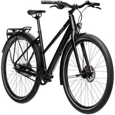 Bicicleta de viaje CUBE TRAVEL PRO TRAPEZ Mujer Negro 2021 0